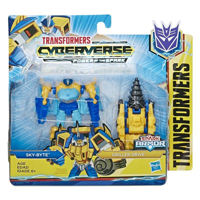 transformers cyberverse sky byte toy